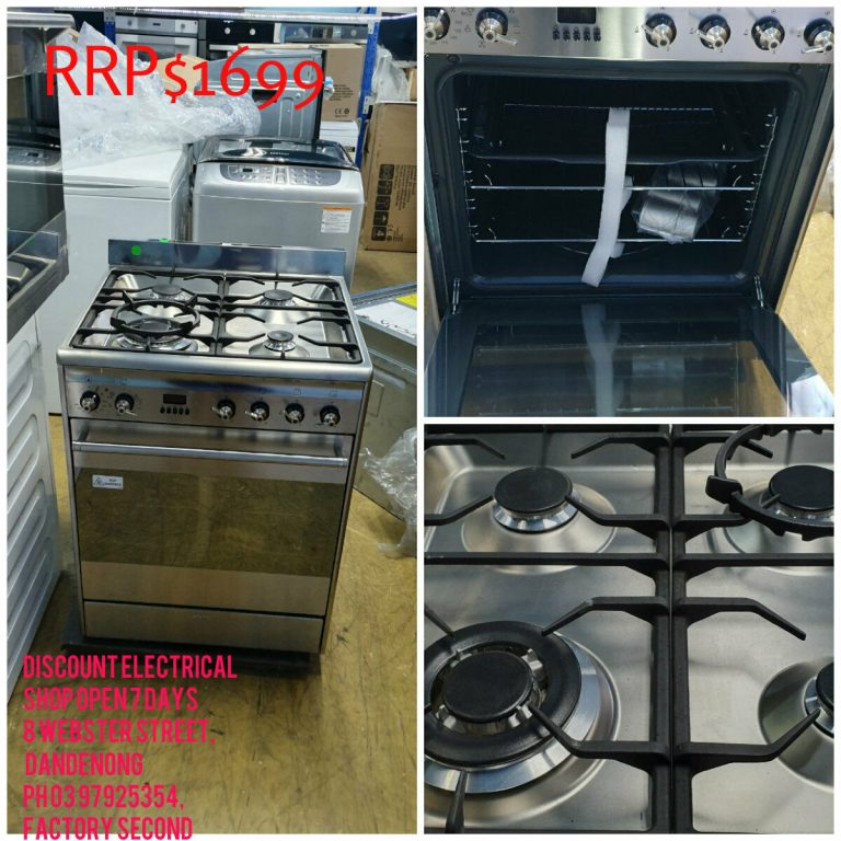 Smeg FS61XNG8 60cm Classic Aesthetic Freestanding Dual Fuel Oven/Stove