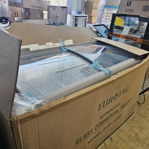 Eurotag EUGF-620GL 620L Commercial Glass Display Chest Freezer – Brand New