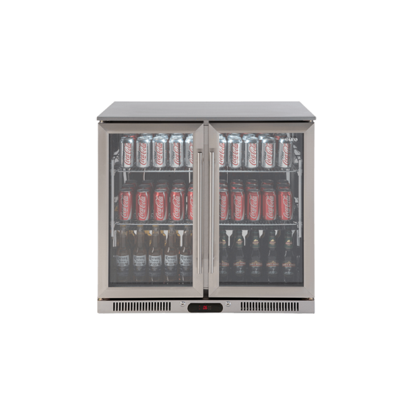 EA900WFSX2 – 208L Double Door Stainless Steel Beverage Cooler