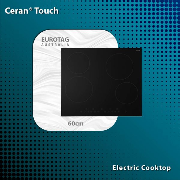 EUROTAG ECT600C4 – 60cm Ceran® Touch Electric Cooktop