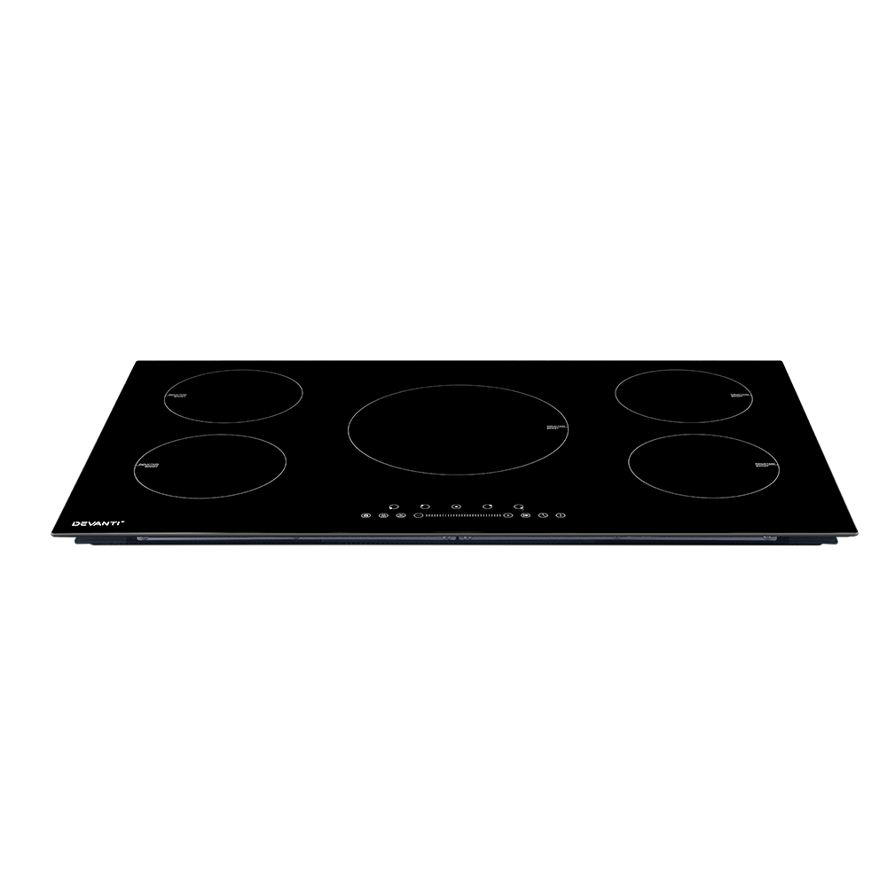 Devanti Induction Cooktop 90cm Electric Cooker - Image 3