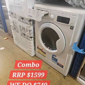 Whirlpool 7.5KG Load Washer/ 4.5KG Dry Combo