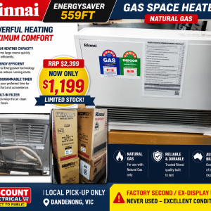 Rinnai Energysaver RHFE-559FT-1N Natural Gas Space Heater