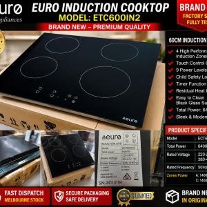 Euro 60cm Induction Cooktop ECT600IN2