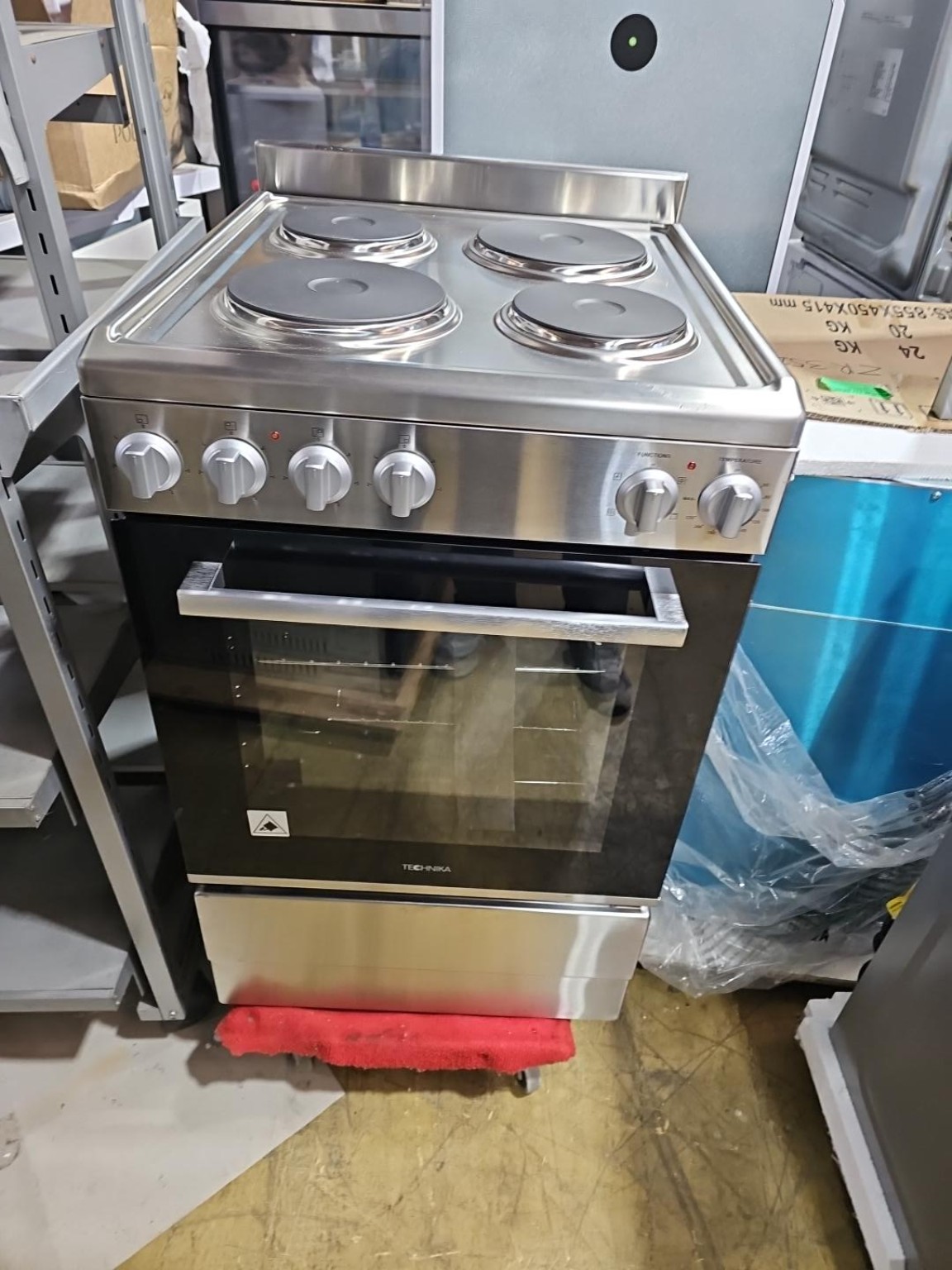 Technika TFS54FC-SES 54cm Electric Freestanding Cooker – Ex Display Never Used - Image 4