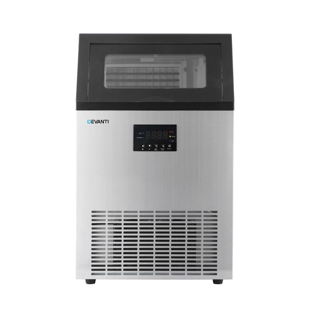 Devanti 60kg Commercial Ice Maker with 15kg Storage Bin - Image 6