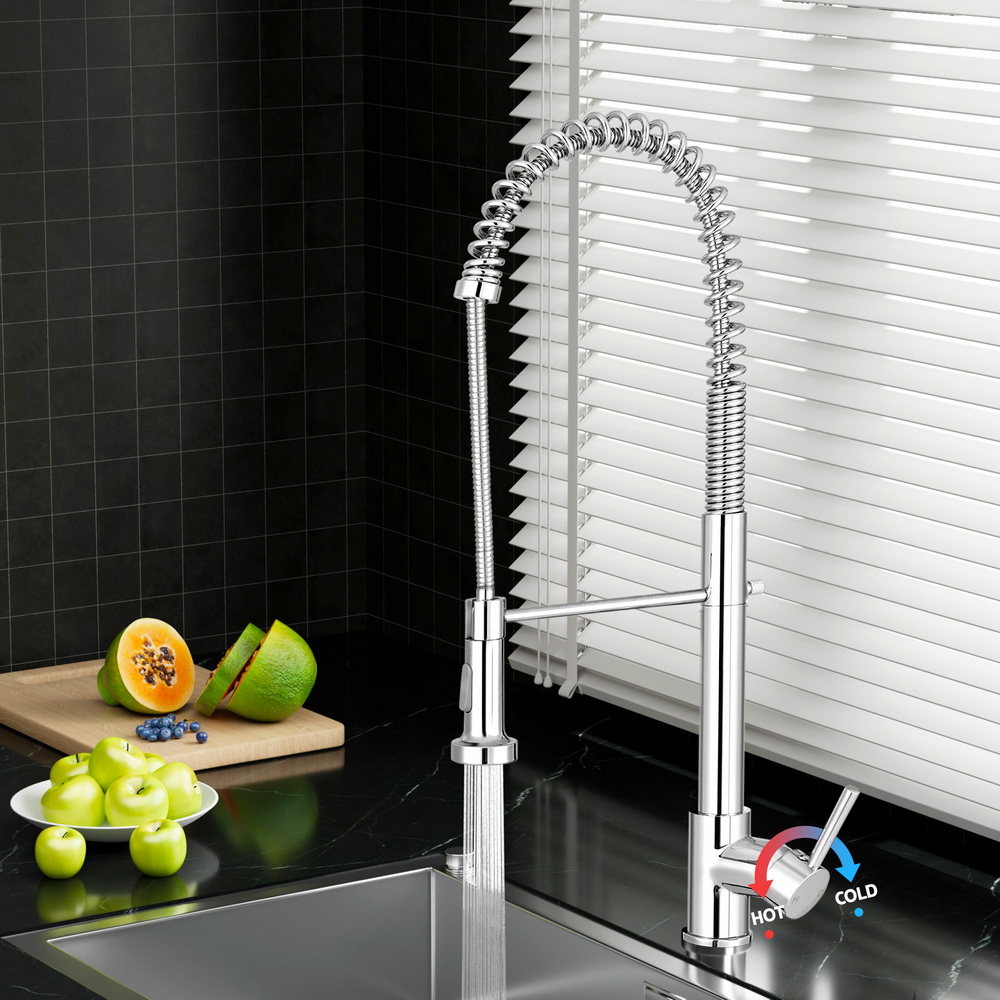 Cefito chrome pull-out kitchen mixer tap TAP-A-82H07-SI