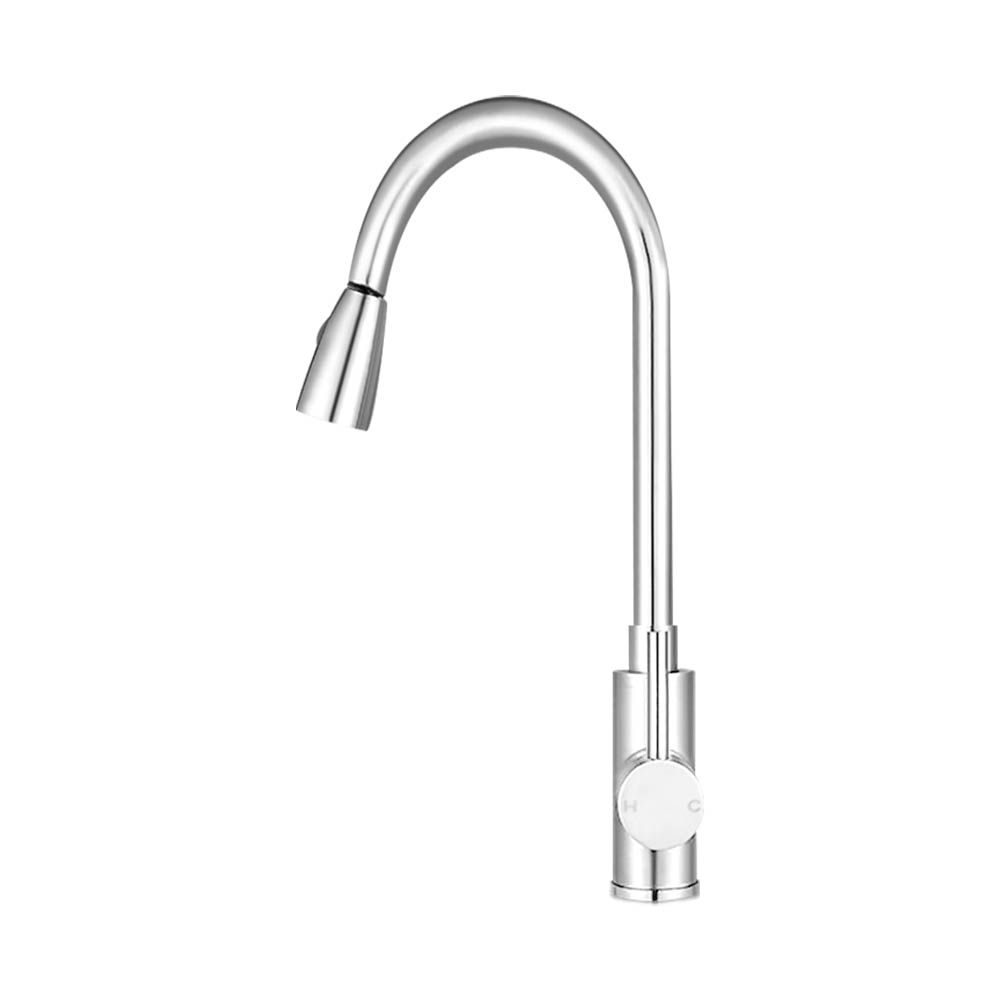 Cefito chrome pull-out kitchen mixer tap TAP-A-82H11-SI